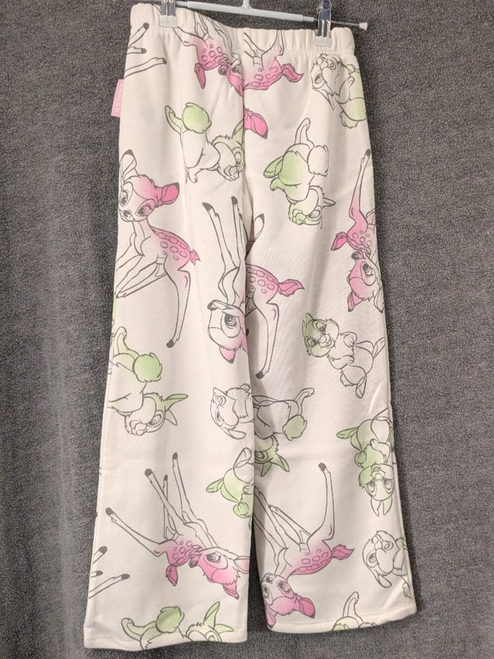 New! Kid's Disney Bambi and Thumper Cozy Sweat Pants Size 6/7